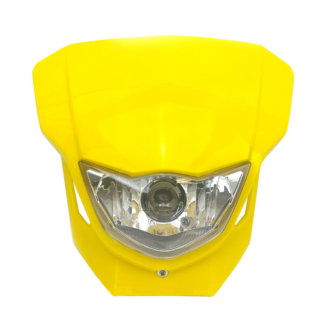HEADLIGHT UNIVERSAL DIRT HX HL021 YELLOW - Image 2
