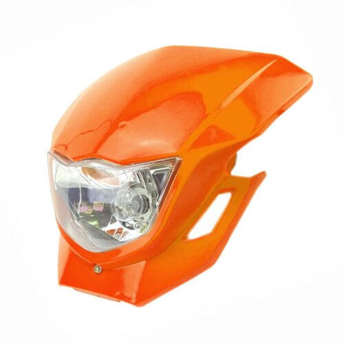 HEADLIGHT UNIVERSAL DIRT ORANGE