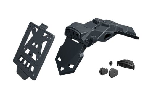 YAMAHA T7 19-24 TAIL-LIGHT & NUMBER PLATE, R-PTLEDT7NR24 BLACK