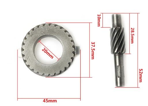 SPEEDOMETER DRIVE GEARS YAMAHA YBR125 JYM125 - Image 3