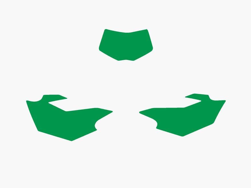 15-19 WRF250 BACKGROUNDS, GREEN BLACKBIRD 3226/30