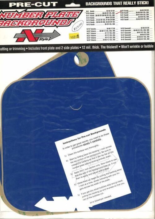 N07-102 CR125&500 88-89 R, MOTO X BACKGROUNDS