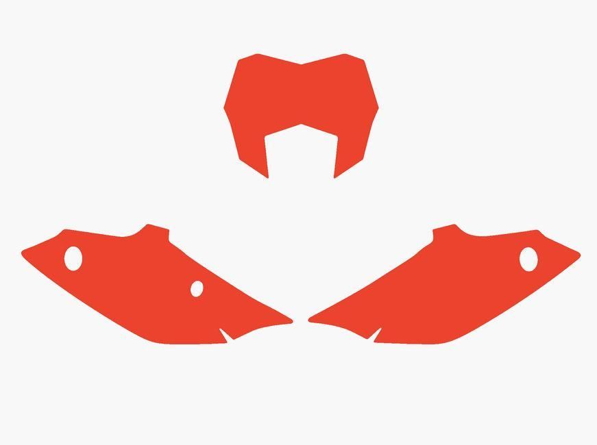 14-17 EC/ECF BACKGROUNDS RED, GASGAS BLACKBIRD 3908/60 - Image 2