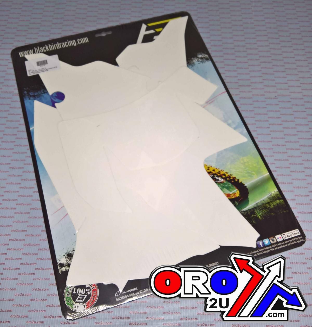 KTM EXC 17-19 BACKGROUNDS, WHITE BLACKBIRD 3526/10, 3526 - Image 2