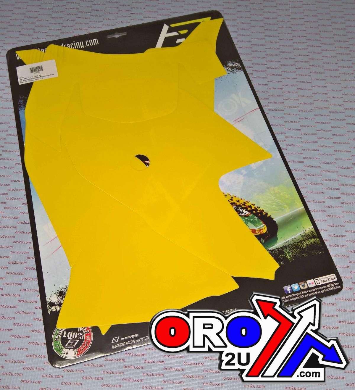 KTM EXC 17-19 BACKGROUNDS, YELLOW BLACKBIRD 3526/40, 3526 - Image 2