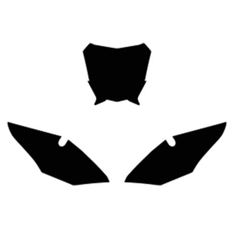 GASGAS MC 2021-2022 PRE CUT, BLACKBIRD 3910/20 BLACK, NUMBER BOARD BACKGROUNDS