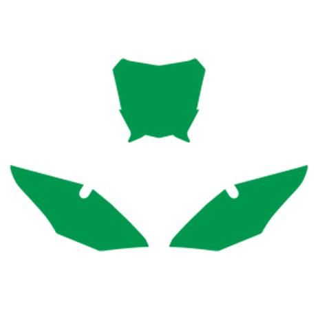 GASGAS MC 2021-2022 PRE CUT, BLACKBIRD 3910/30 GREEN, NUMBER BOARD BACKGROUNDS