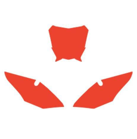 GASGAS MC 2021-2022 PRE CUT, BLACKBIRD 3910/60 RED, NUMBER BOARD BACKGROUNDS