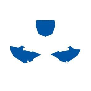 YAMAHA YZ125/250 2022 PRE CUTS, BLACKBIRD 3231/70 BLUE, NUMBER BOARD BACKGROUNDS