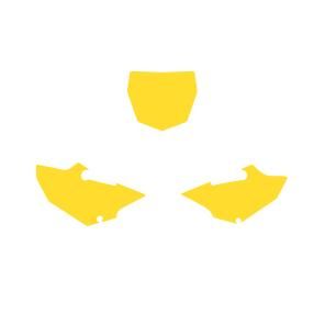 YAMAHA YZ125/250 2022 PRE CUTS, BLACKBIRD 3231/40 YELLOW, NUMBER BOARD BACKGROUNDS