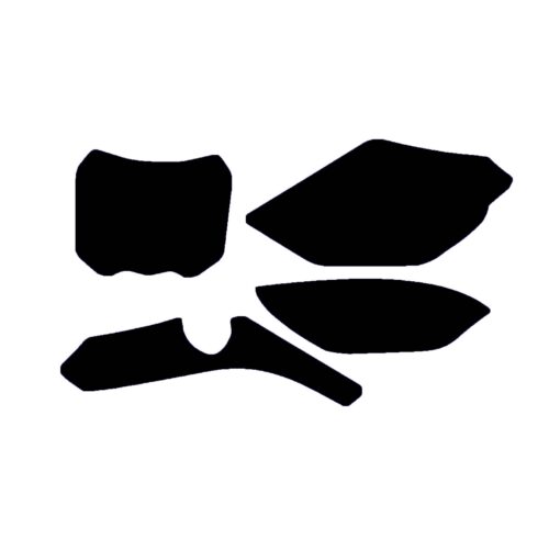 TM 4-STROKE MX 450-530 2022-25 PRE CUTS, BLACKBIRD 3818/20 BLACK, NUMBER BOARD BACKGROUNDS