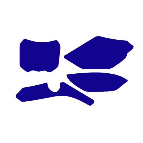 TM 4-STROKE MX 450-530 2022-25 PRE CUTS, BLACKBIRD 3818/70 BLUE, NUMBER BOARD BACKGROUNDS