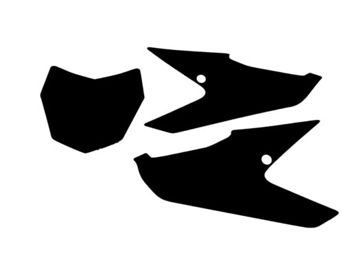 FANTIC XX 2021-2024 PRE CUTS, BLACKBIRD 3F00/20 BLACK, NUMBER BOARD BACKGROUNDS