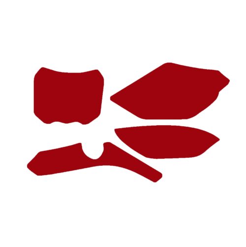 TM 4-STROKE MX 450-530 2022-25 PRE CUTS, BLACKBIRD 3818/60 RED, NUMBER BOARD BACKGROUNDS