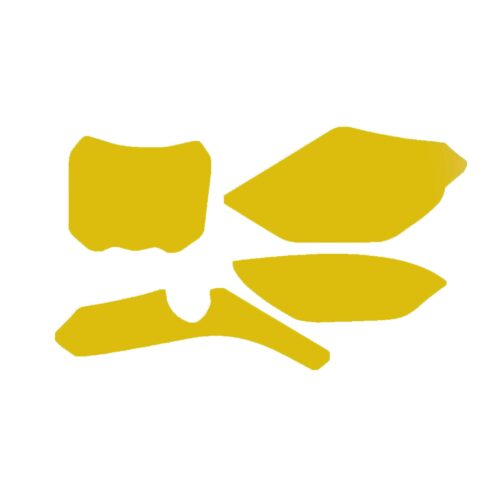 TM 4-STROKE MX 450-530 2022-25 PRE CUTS, BLACKBIRD 3818/40 YELLOW, NUMBER BOARD BACKGROUNDS