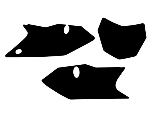 FANTIC XXF 2022-2025 PRE CUTS, BLACKBIRD 3F03/20 BLACK, NUMBER BOARD BACKGROUNDS