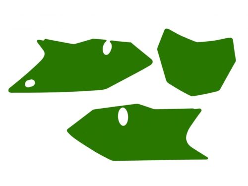 FANTIC XXF 2022-2025 PRE CUTS, BLACKBIRD 3F03/30 GREEN, NUMBER BOARD BACKGROUNDS