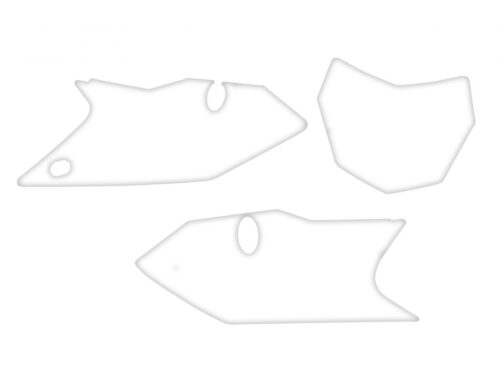 FANTIC XXF 2022-2025 PRE CUTS, BLACKBIRD 3F03/10 WHITE, NUMBER BOARD BACKGROUNDS