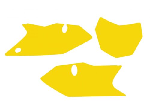 FANTIC XXF 2022-2025 PRE CUTS, BLACKBIRD 3F03/40 YELLOW, NUMBER BOARD BACKGROUNDS