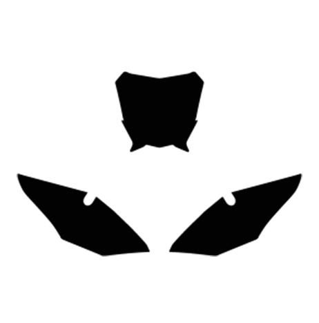 GASGAS 2-STROKE EC 2021-2022 PRE CUTS, BLACKBIRD 3911/20 BLACK, NUMBER BOARD BACKGROUNDS