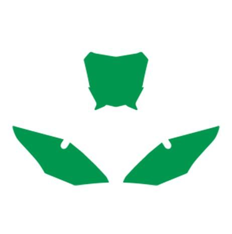 GASGAS 2-STROKE EC 2021-2022 PRE CUTS, BLACKBIRD 3911/30 GREEN, NUMBER BOARD BACKGROUNDS