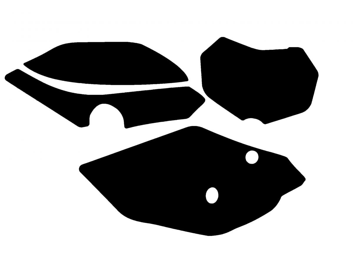 TM 4-STROKE 450-530 ENDURO 2022-25 PRE CUTS, BLACKBIRD 3820/20 BLACK, NUMBER BOARD BACKGROUNDS