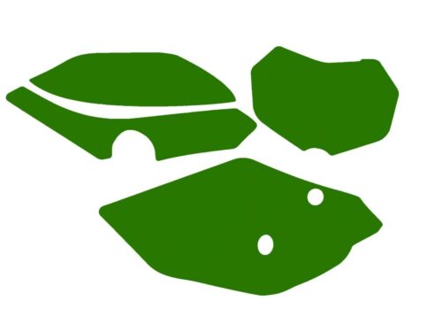 TM 4-STROKE 450-530 ENDURO 2022-25 PRE CUTS, BLACKBIRD 3820/30 GREEN, NUMBER BOARD BACKGROUNDS