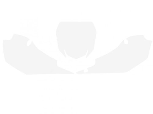 YZF 250/450 YAMAHA PRE CUT, BLACKBIRD 3228/10 WHITE, NUMBER BOARD BACKGROUNDS