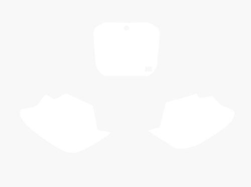 TM 125/250 1999-2003 PRE CUT, BLACKBIRD 3805/10 WHITE, NUMBER BOARD BACKGROUNDS