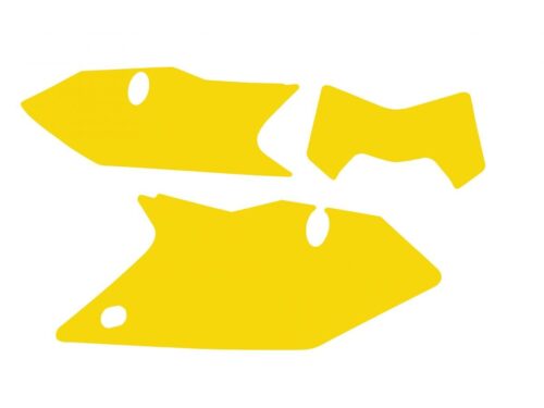 FANTIC XEF 2022-2025 PRE CUTS, BLACKBIRD 3F04/40 YELLOW, NUMBER BOARD BACKGROUNDS