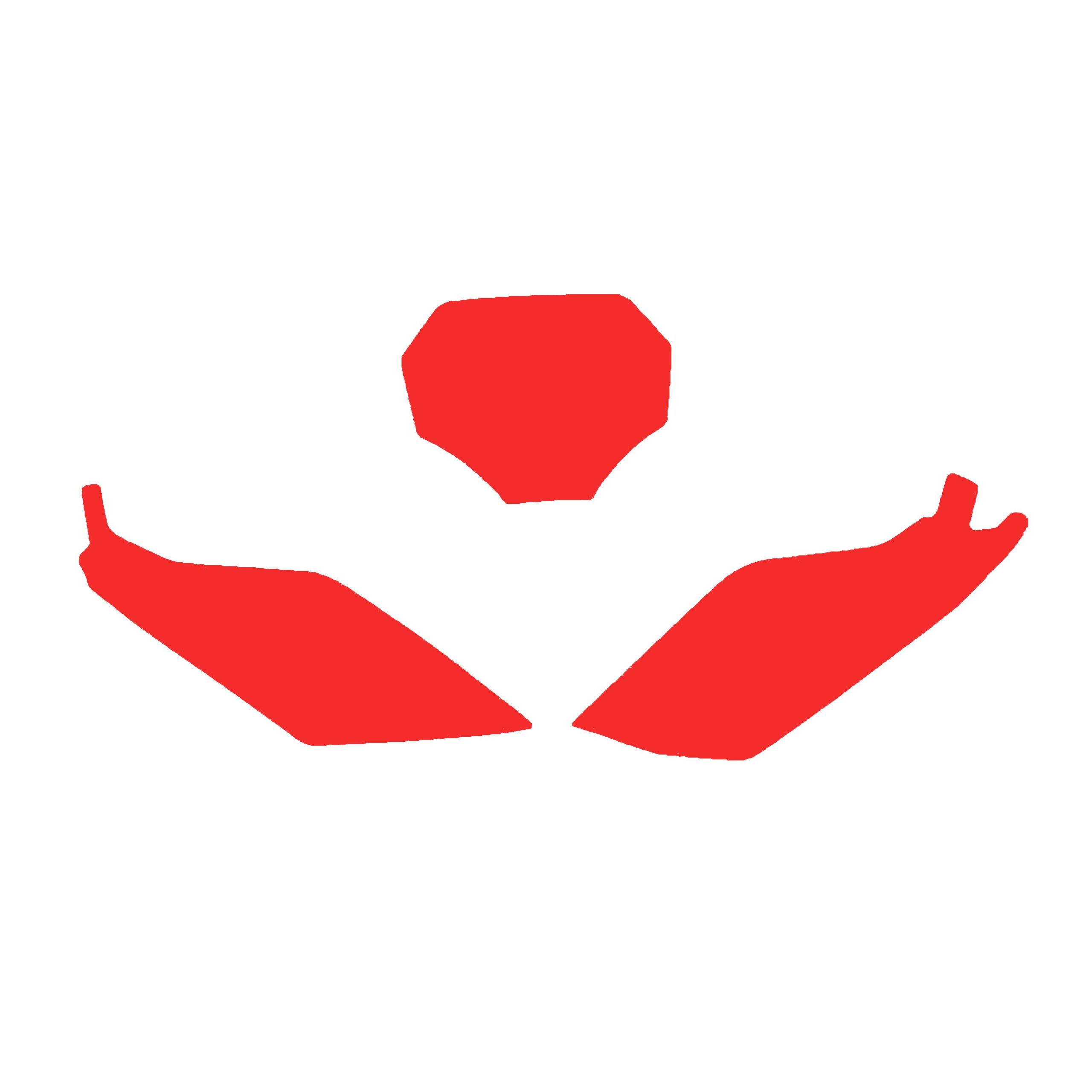 YZ450F 2023 YAMAHA PRE CUT, BLACKBIRD 3233/60 RED, NUMBER BOARD BACKGROUNDS