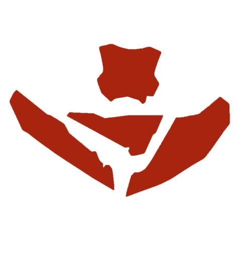 KXF 450 2024 KAWASAKI PRE CUT, BLACKBIRD 3421/60 RED NUMBER BOARD BACKGROUNDS