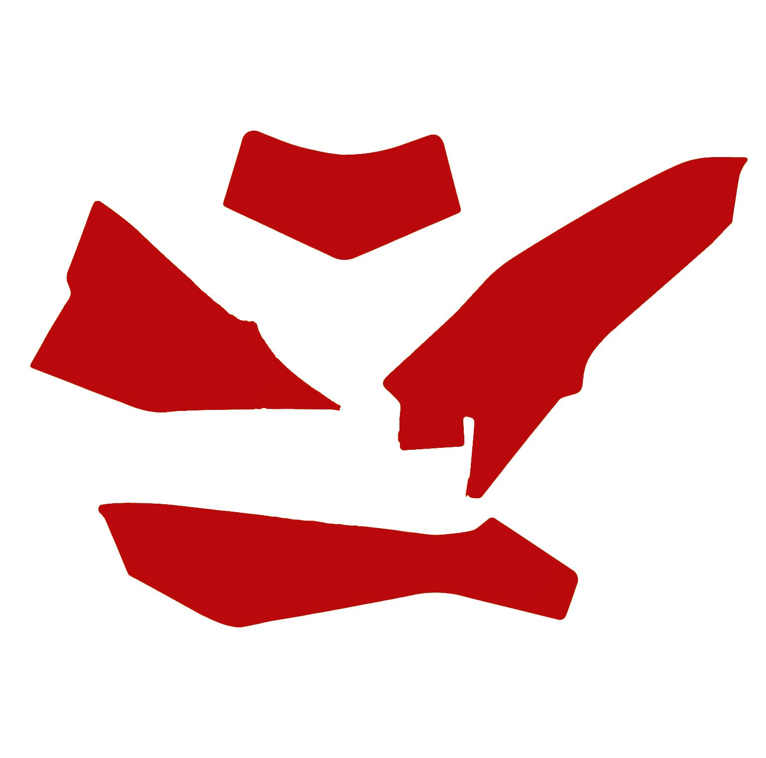 KTM EXC 2024 PRE CUT, BLACKBIRD 3531/60 RED NUMBER BOARD BACKGROUNDS - Image 2