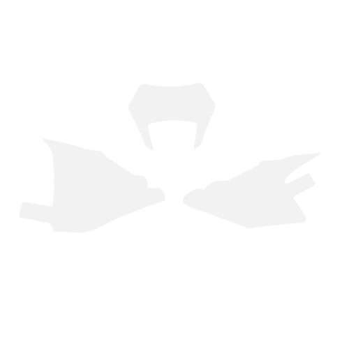 GASGAS EC 2024 PRE CUT BACKGROUNDS, BLACKBIRD 3913/10 WHITE NUMBER BOARDS