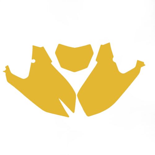 FANTIC XXF 450 2024-2025 PRE CUT BACKGROUNDS, BLACKBIRD 3F05/40 YELLOW NUMBER BOARDS