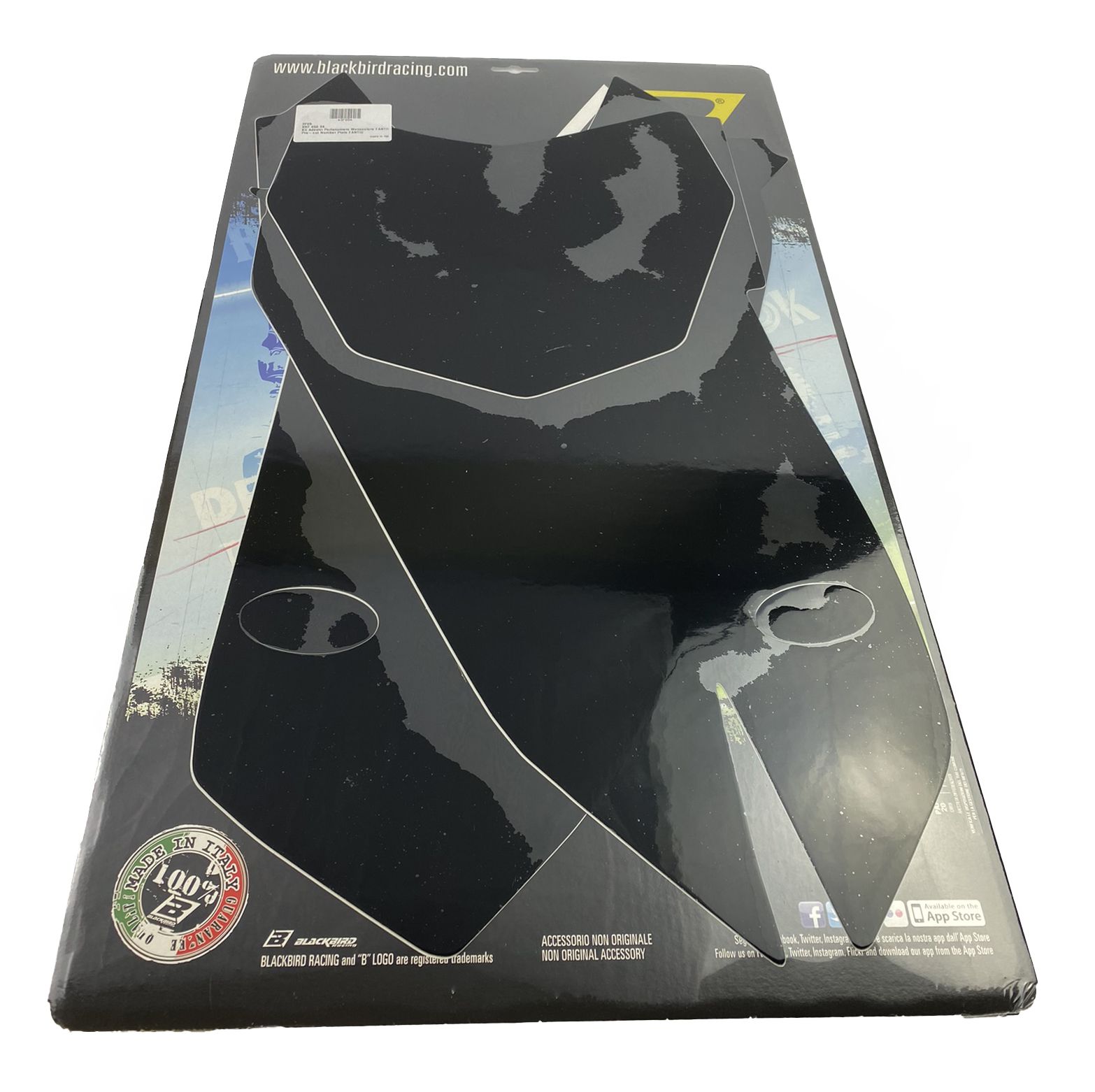 FANTIC XXF 450 2024-2025 PRE CUT BACKGROUNDS, BLACKBIRD 3F05/20 BLACK NUMBER BOARDS