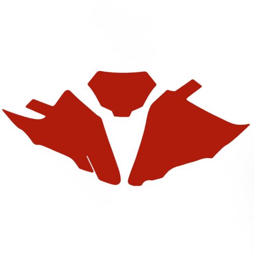 GASGAS MC 2024 PRE CUT BACKGROUNDS, BLACKBIRD 3912/60 RED NUMBER BOARDS