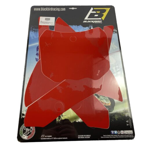 TM MX 4-STROKE 250-300 2022-25 PRE CUT BACKGROUNDS, BLACKBIRD 3822/60 RED NUMBER BOARDS
