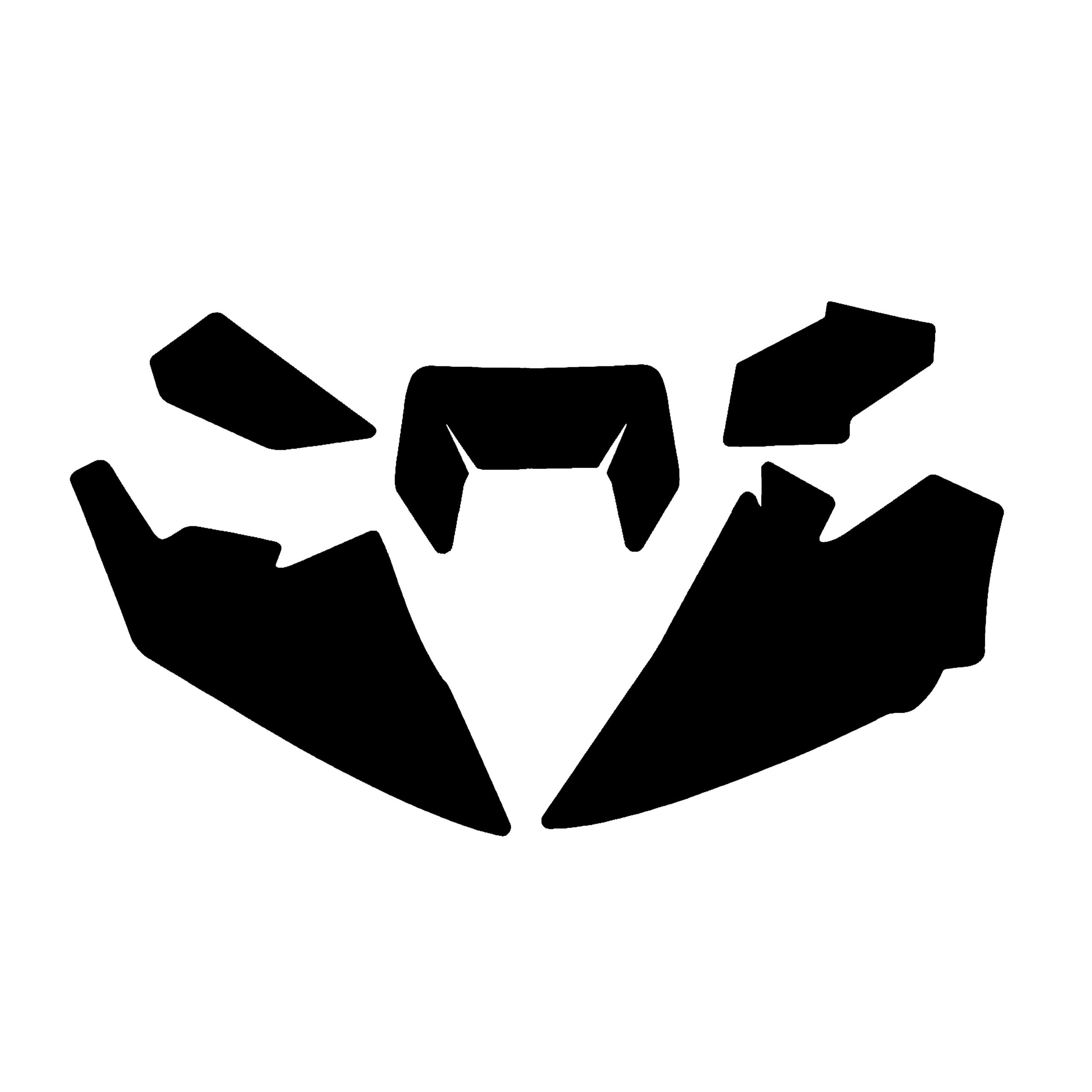 HUSQ TE/FE 2024 PRE CUT, BLACKBIRD 3629/20 BLACK, NUMBER BOARD BACKGROUNDS - Image 2