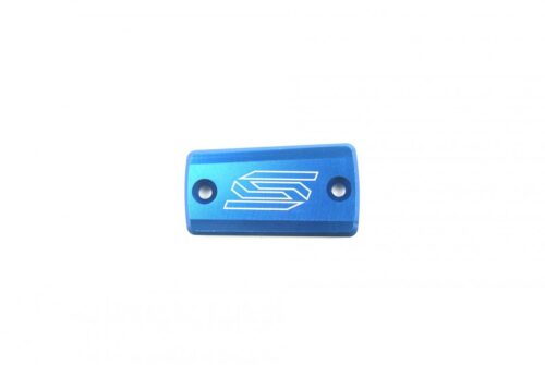 CNC FRONT BRAKE CYLINDER CAP HUSQVARNA, SCAR RACING 5804B BLUE