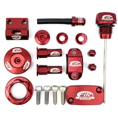 16PC BLING KIT CRF 250, FIR CPK-105, CNC ALLOY, AXLE BLOCK, CAPS, TYRE NUT