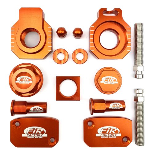 PC BLING KIT KTM SX/EXC, FIR CPK-522, CNC ALLOY, AXLE BLOCK, CAPS, TYRE NUT