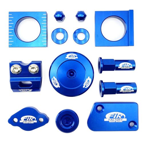 11PC BLING KIT YAMAHA 250/450, FIR CPK-403, CNC ALLOY, AXLE BLOCK, CAPS, TYRE NUT