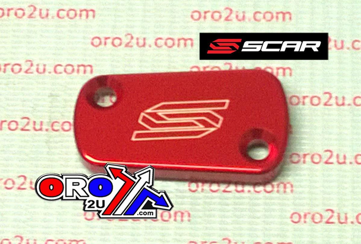 REAR RESERVOIR CAP KAW/SUZ, SCAR RACING 3901 RED - Image 2