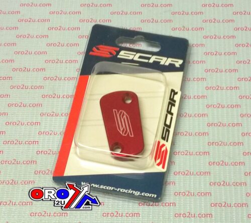 REAR RESERVOIR CAP KAW/SUZ, SCAR RACING 3901 RED