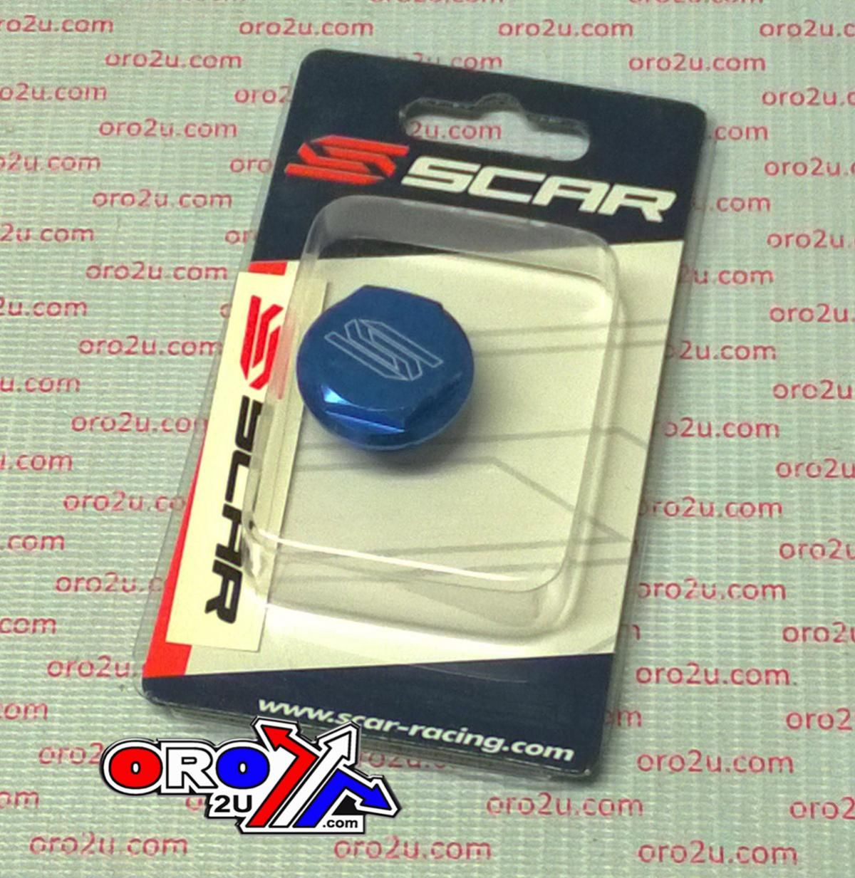 REAR RESERVOIR CAP KTM, SCAR RACING 5901B BLUE