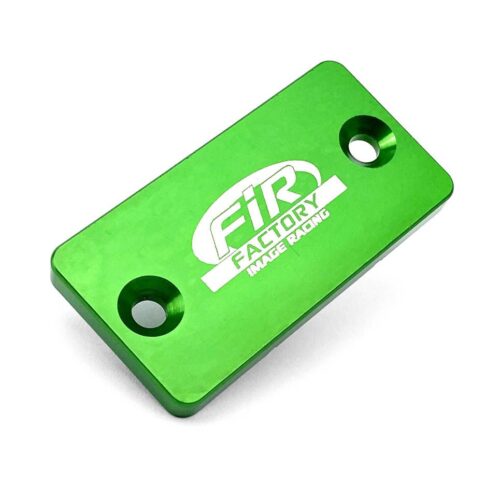 CNC CYLINDER CAP YZF/KX/RM, FIR ASFRC-02 GREEN, NISSIN STYLE