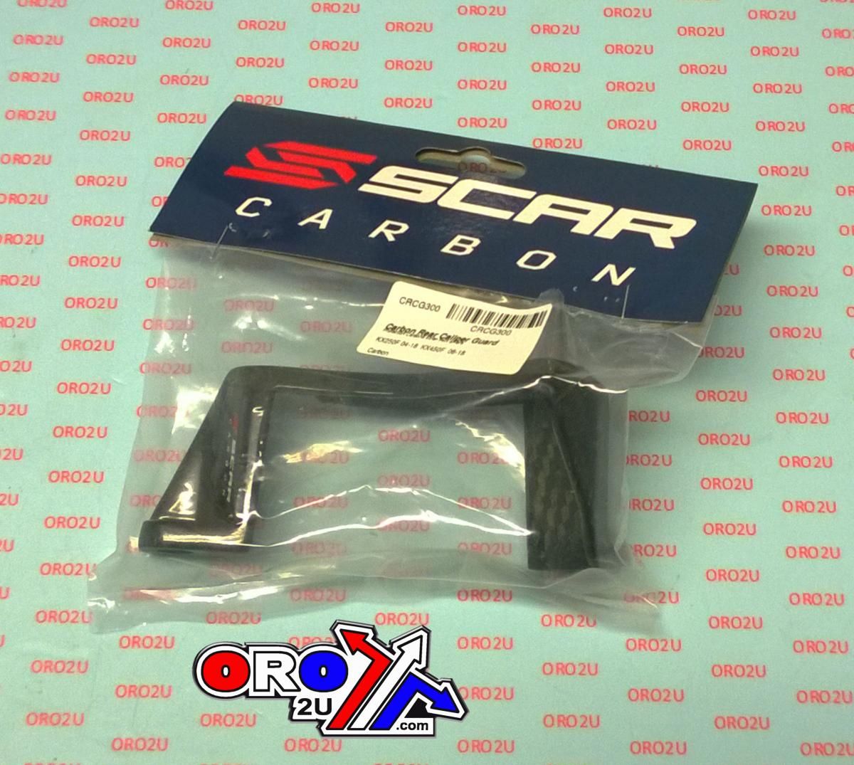 CARBON REAR CALIPER GUARD, SCAR RACING CRCG300 KAW