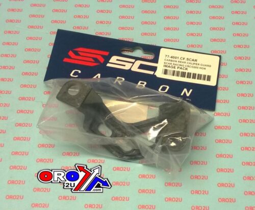 CARBON REAR CALIPER GUARD, SCAR RACING CRCG200 HON