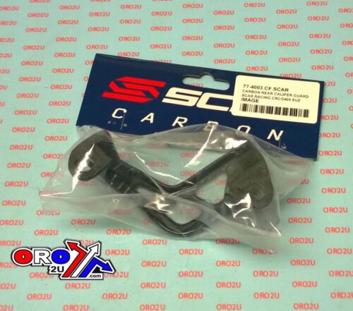 CARBON REAR CALIPER GUARD, SCAR RACING CRCG400 SUZ